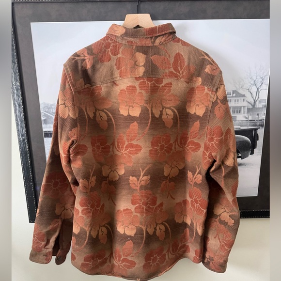 Double RL RRL Floral Jacquard Western Workshirt XL - Picture 3 of 4